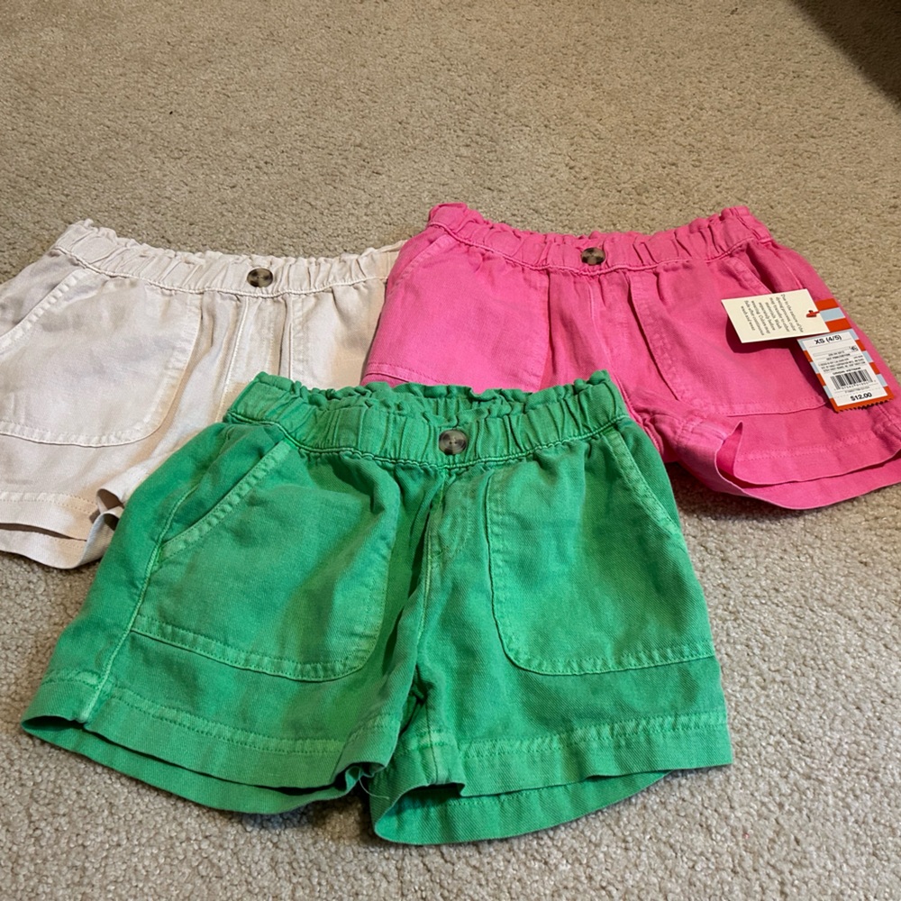 3 size xs shorts